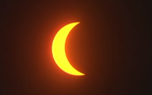 imagen de La Mañanera de Lopez Obrador hoy se vivio en mazatlan con eclipse total de sol