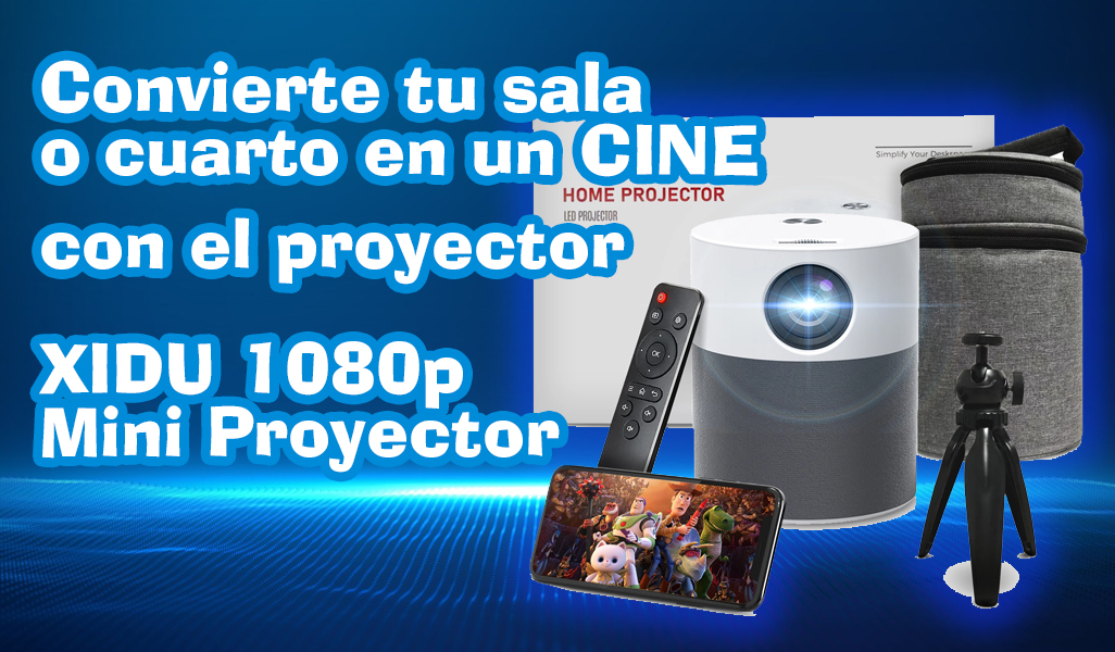 imagen de XIDU un proyector economico para tener un cine en casa
