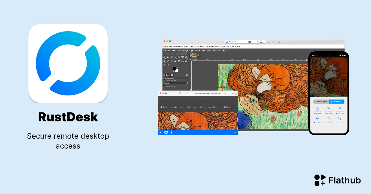 imagen de ¿Buscas una alternativa a TeamViewer o AnyDesk?  ¡Prueba RustDesk! 