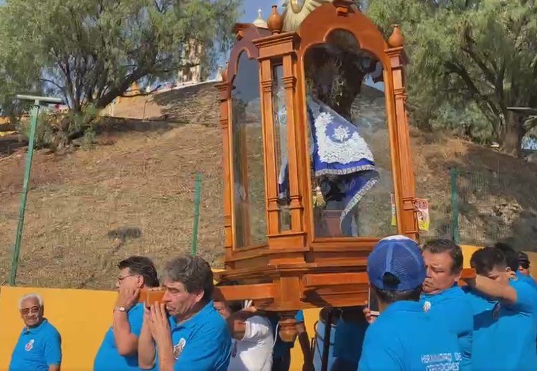 imagen de La Fiesta de Pobres y Labradores en San Pedro Cholula inicia La bajada de la Santisima Virgen de los Remedios