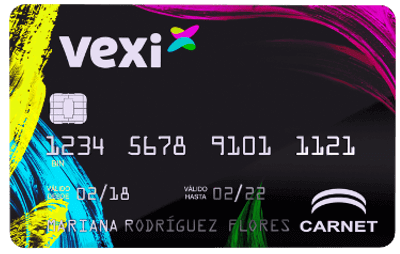 imagen de Como comprar con mi tarjeta de credito VEXI Carnet en Internet