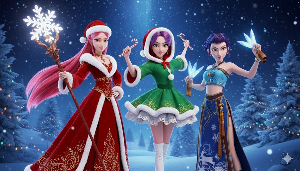 imagen de Cuando tus hijos te piden la carta de santa con el diseño de las guerreras
